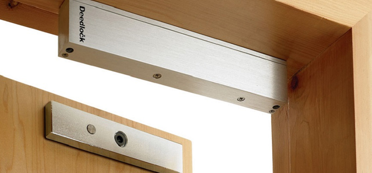 Magnetic lock installation La Mesa